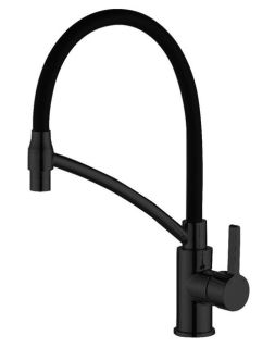 Смеситель для кухни Haiba HB73644-7 чёрный матовый